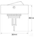 OEX Push Button Switch On-off Spst 12V Green Illuminated 20A ACX3748BL SWITCH OEX - Micks Gone Bush