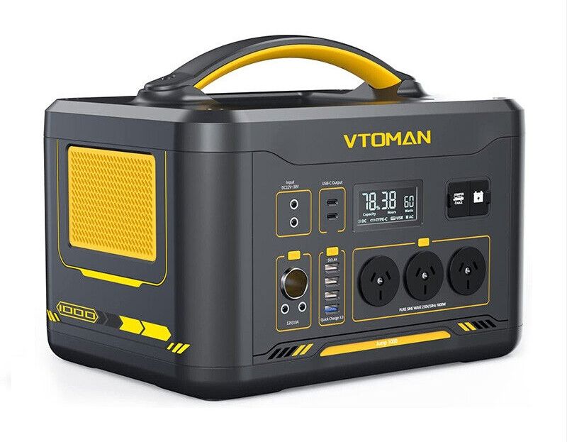 1000W 1408Wh Solar Generator 10A Black Portable Power Station Home & Garden > Greenhouses > Greenhouses & Accessories Micks Gone Bush - Micks Gone Bush