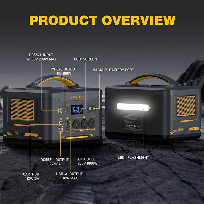 1000W 1408Wh Solar Generator 10A Black Portable Power Station Home & Garden > Greenhouses > Greenhouses & Accessories Micks Gone Bush - Micks Gone Bush