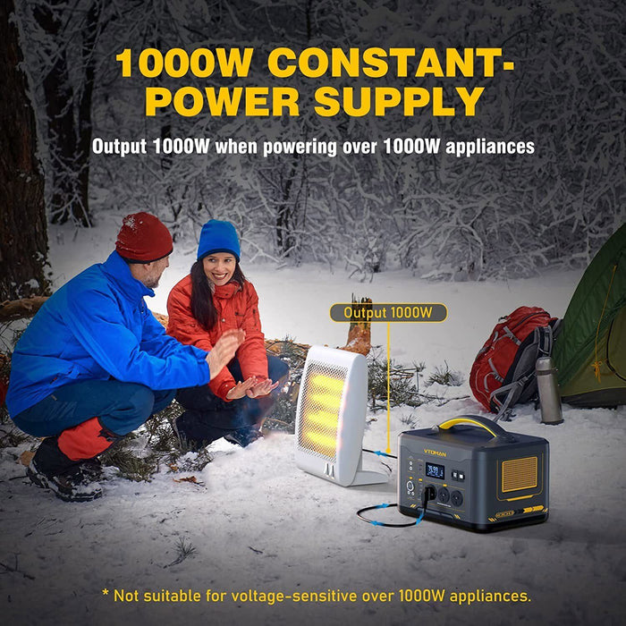 1000W 1408Wh Solar Generator 10A Black Portable Power Station Home & Garden > Greenhouses > Greenhouses & Accessories Micks Gone Bush - Micks Gone Bush