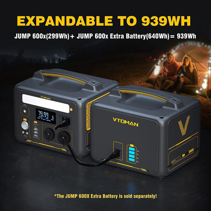 Jump 600X 600W Power Station 110W Outdoor Recreation > Camping > Batteries & Generators Micks Gone Bush - Micks Gone Bush