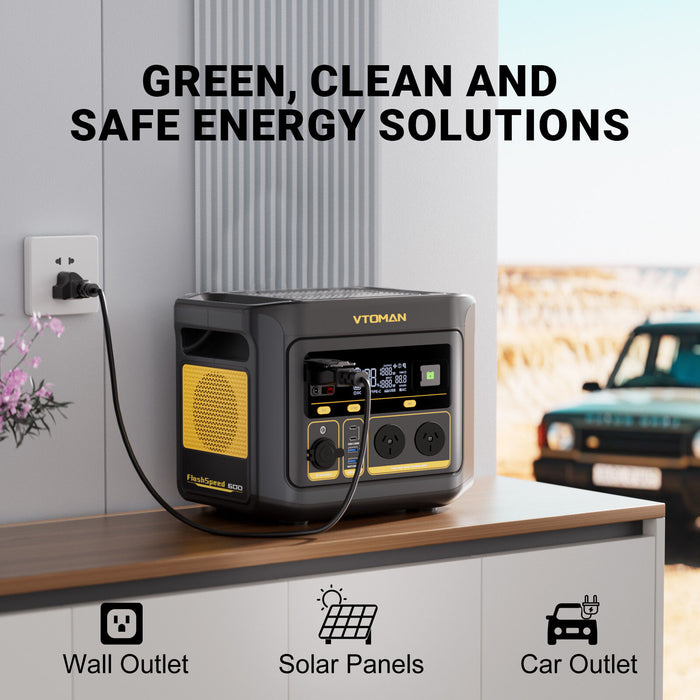 FlashSpeed 600 600W 499Wh AC/DC Portable Power Station Generator Tools > Power Tools > Generators Micks Gone Bush - Micks Gone Bush