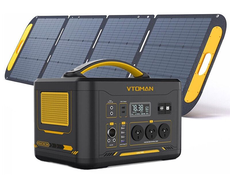 Jump 1500X 1500W Solar Generator + 220W Panel AC/DC Home & Garden > Solar Panels > Portable Solar Panels Micks Gone Bush - Micks Gone Bush