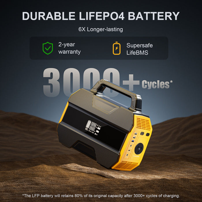 FlashSpeed 300 Solar Power Station 600W AC/DC Outdoor Recreation > Camping > Batteries & Generators Micks Gone Bush - Micks Gone Bush