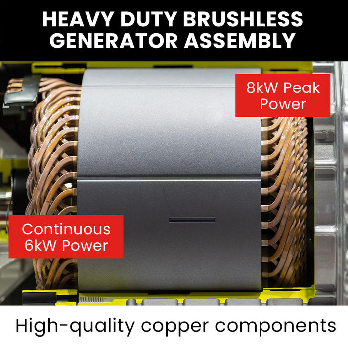 GENPOWER 8.4kW Peak 6kW Rated Commercial Diesel Generator Tools > Power Tools > Generators Micks Gone Bush - Micks Gone Bush