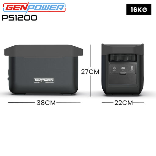 GENPOWER 1200W Portable Lithium Power Station Tools > Other Tools > Power & Electrical Supplies Micks Gone Bush - Micks Gone Bush