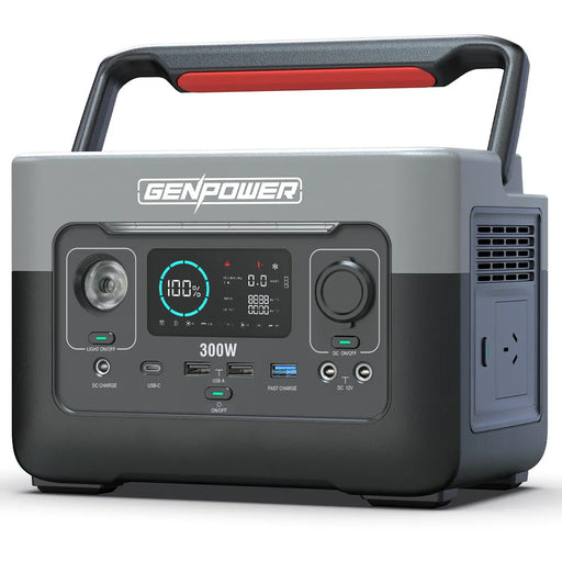 GENPOWER 300W Portable Lithium Power Station Tools > Other Tools > Power & Electrical Supplies Micks Gone Bush - Micks Gone Bush