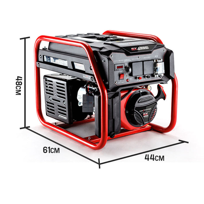 GENPOWER 4.2kW Peak 3kW Rated Generator Tools > Power Tools > Generators Micks Gone Bush - Micks Gone Bush