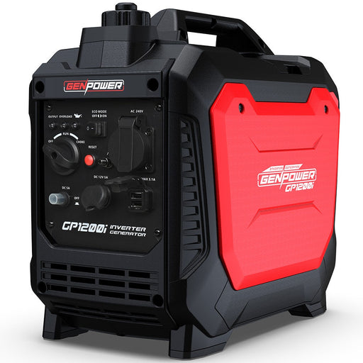 GENPOWER 1.2kW Peak 1.0kW Inverter Generator Outdoor Recreation > Camping > Batteries & Generators Micks Gone Bush - Micks Gone Bush