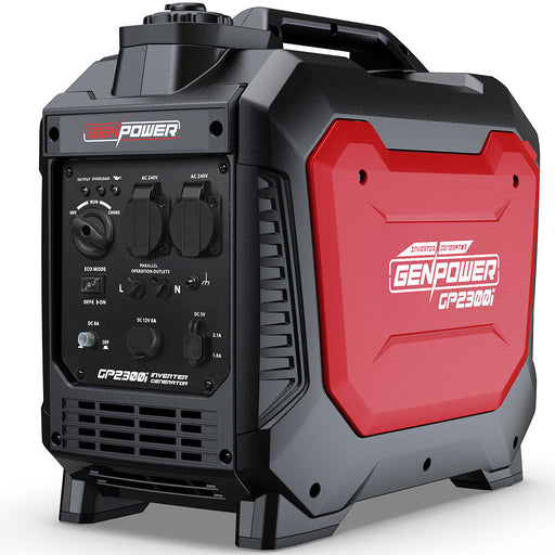 GENPOWER 2.3kW Peak 1.8kW Inverter Generator, 2x15A, 12V, USB, Outdoor Recreation > Camping > Batteries & Generators Micks Gone Bush - Micks Gone Bush