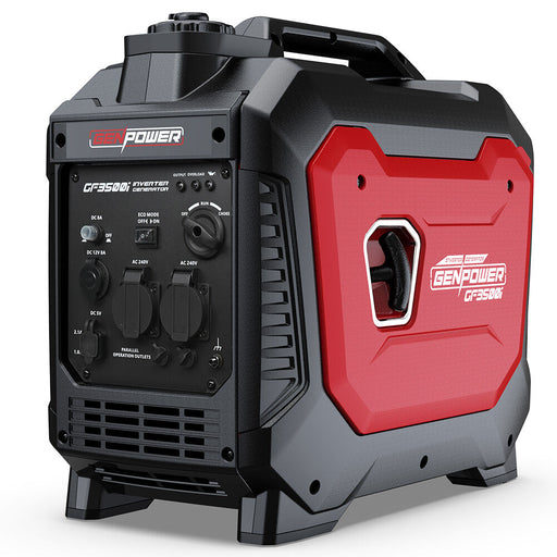 GENPOWER 3.5kW Peak 3kW Enclosed Inverter Generator Outdoor Recreation > Camping > Batteries & Generators Micks Gone Bush - Micks Gone Bush