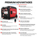 GENPOWER 6.2kW Peak 6.0kW Inverter Generator Push Button & Remote Start Outdoor Recreation > Camping > Batteries & Generators Micks Gone Bush - Micks Gone Bush