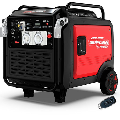 GENPOWER 8.5kW Peak 8.2kW Inverter Generator Push Button & Remote Start Outdoor Recreation > Camping > Batteries & Generators Micks Gone Bush - Micks Gone Bush