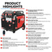 GENPOWER 8.5kW Peak 8.2kW Inverter Generator Push Button & Remote Start Outdoor Recreation > Camping > Batteries & Generators Micks Gone Bush - Micks Gone Bush