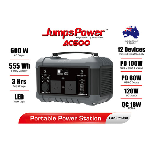 600W Portable Power Station JumpsPower Battery Charger Home & Garden > Solar Panels > Portable Solar Panels Micks Gone Bush - Micks Gone Bush