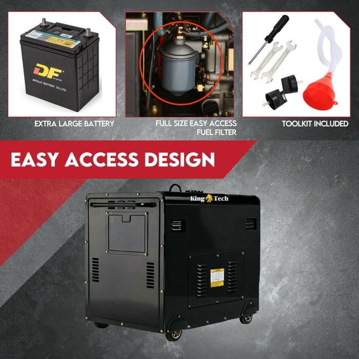 Diesel Generator Single Phase 8.4kw Tools > Power Tools > Generators Micks Gone Bush - Micks Gone Bush