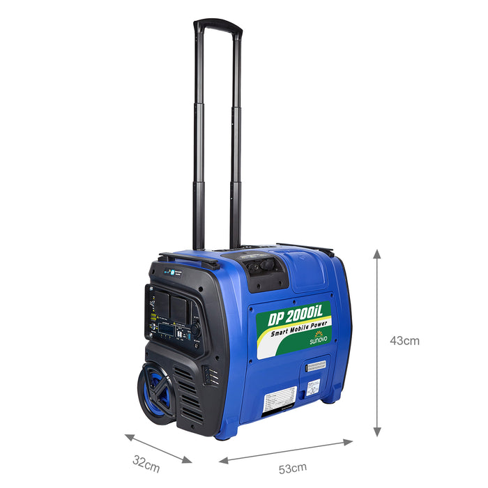 Sunovo 2000W Portable Power Station Solar Inverter Generator Home & Garden > Solar Panels > Portable Solar Panels Micks Gone Bush - Micks Gone Bush