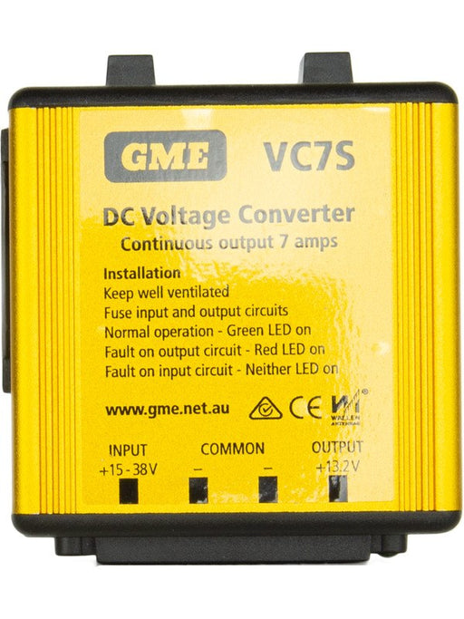 GME Voltage Convertor 24V To 13.2V 12V Convertor Suits Oricom Uniden Radio VC7S GME - Micks Gone Bush