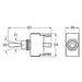 Hella Toggle Switch On/off/on Spdt 20A 12V Part No. 4302 SWITCH HELLA - Micks Gone Bush