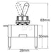 OEX Toggle Switch On/off Spst 12V Red Illuminated 20A Part No. ACX3891BL SWITCH OEX - Micks Gone Bush