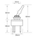 Narva Toggle Switch Off/on Spst 12V Amber Illuminated 20A Part No. 60050BL SWITCH NARVA - Micks Gone Bush