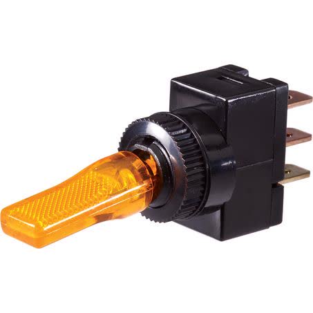 Narva Toggle Switch Off/on Spst Amber LED 20A 12V Part No. 60255BL SWITCH NARVA - Micks Gone Bush