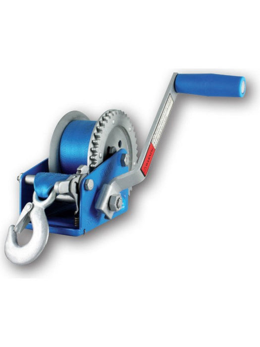 ARK 650Kg 1400Lbs Boat Winch 4:1 Ratio 50mm X 6M Webbing Display Pack W654W ARK - Micks Gone Bush