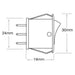 Narva Rocker Switch Off/on Spst Amber LED 20A 12V Part No. 62000BL SWITCH NARVA - Micks Gone Bush
