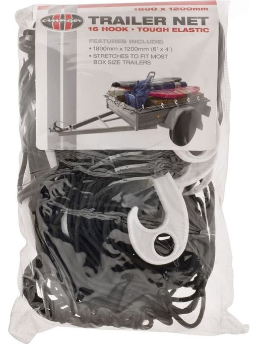 Aunger HD Trailer Net 1800mm x 1200mm w/ 16 Hook Fits Most Box Trailers WATN Aunger - Micks Gone Bush