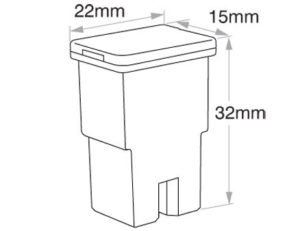 OEX Fusible Link Female 80A Black 12 Pack Part No. ACX1756 FUSIBLE LINK OEX - Micks Gone Bush