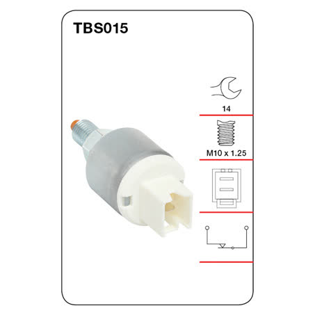 Tridon Stop Light Switch TBS015 M10 X 1.25 Normally Closed SWITCH TRIDON - Micks Gone Bush