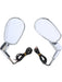 Attitude Rearview Mirror & LED Turn Signals Combo Chrome For VROD XF110859-E ATTITUDE INC - Micks Gone Bush