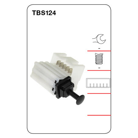 Tridon Stop Light Switch TBS124 6-PIN SWITCH TRIDON - Micks Gone Bush