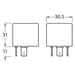 Hella Flasher Relay 12/24V Electronic 3 Terminals Part No. 3040 FLASHER UNIT HELLA - Micks Gone Bush