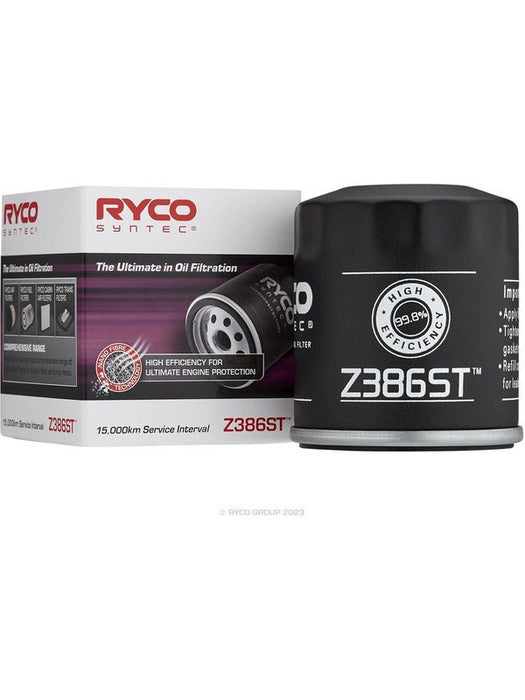 Ryco Syntec Oil Filter Z386ST Ryco - Micks Gone Bush