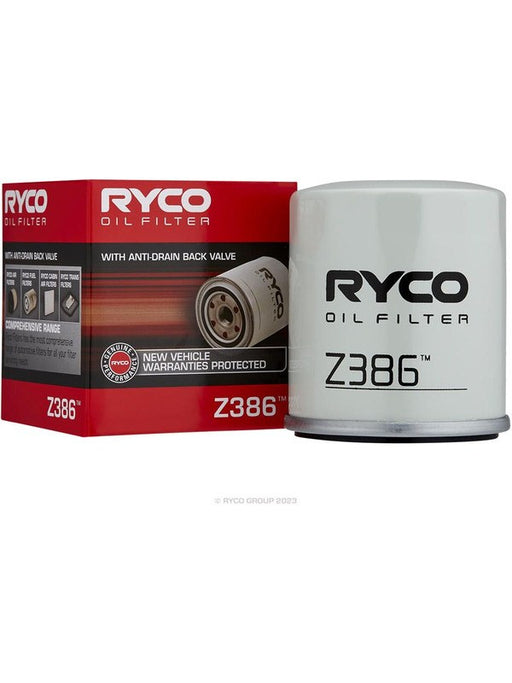 Ryco Oil Filter Z386 Ryco - Micks Gone Bush