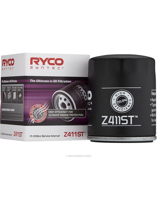 Ryco Syntec Oil Filter Z411ST Ryco - Micks Gone Bush