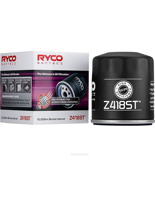 Ryco Syntec Oil Filter Z418ST Ryco - Micks Gone Bush