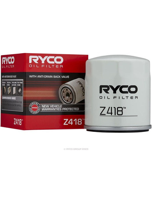 Ryco Oil Filter Z418 Ryco - Micks Gone Bush