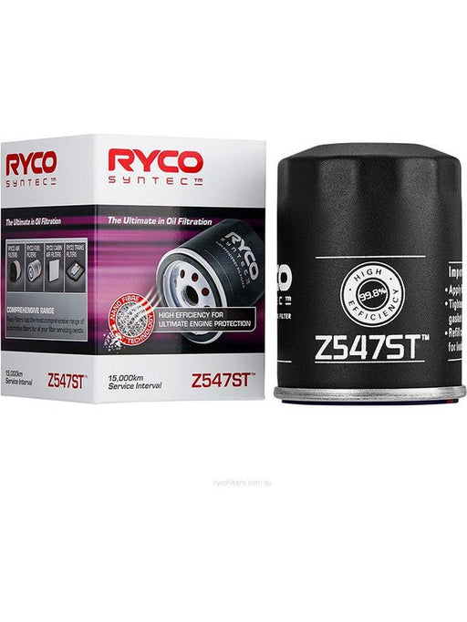 Ryco Syntec Oil Filter Z547ST Ryco - Micks Gone Bush