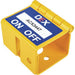 OEX Yellow Lockout Bracket 2MM Stainless Steel ACX3447 SWITCH PART OTHER OEX - Micks Gone Bush