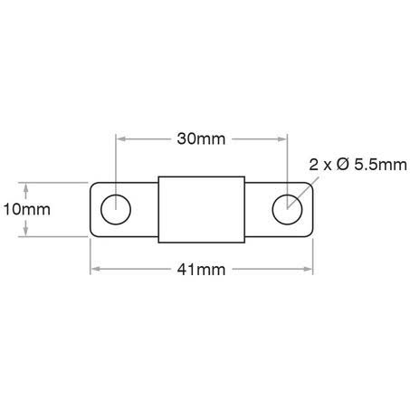 OEX Midi Fuse 50A Bolt On Single Pack ACX6505BL FUSE OEX - Micks Gone Bush