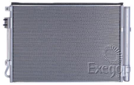 Hanon System HCC Air Conditioning Condenser Parallel Flow Subcooled Inlet Pad Outlet Pad CNX969G AIR CONDITIONING CONDENSER HANON SYSTEM - Micks Gone Bush