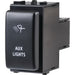 Thunder OE Style Push Button Switch Auxiliary 12V 3A 35MM X 20MM Part No. TDR11097 SWITCH THUNDER - Micks Gone Bush
