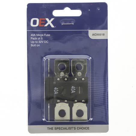 OEX Mega Fuse 40A Bolt On Pack Of 5 ACX6518 FUSE OEX - Micks Gone Bush