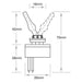 Narva Spring Toggle Switch Off/momentary On Spst 20A 12V Part No. 60045BL SWITCH NARVA - Micks Gone Bush