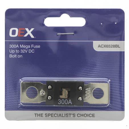 OEX Mega Fuse 300A Bolt On Single Pack 32V DC Part No. ACX6528BL FUSE OEX - Micks Gone Bush