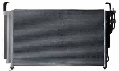 Hanon System HCC Air Conditioning Condenser Parallel Flow Inlet Pad Outlet Pad CNX163 AIR CONDITIONING CONDENSER HANON SYSTEM - Micks Gone Bush