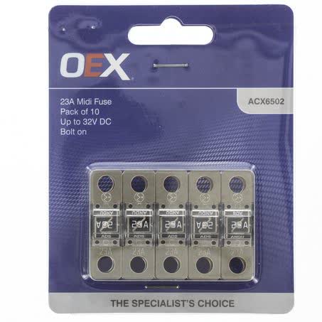 OEX Midi Fuse 23A Bolt On Pack Of 10 ACX6502 FUSE OEX - Micks Gone Bush