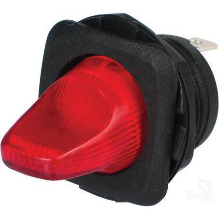 Narva Duckbill Toggle Switch Off/on Spst Red LED 12V 20A Part No. 60273BL SWITCH NARVA - Micks Gone Bush
